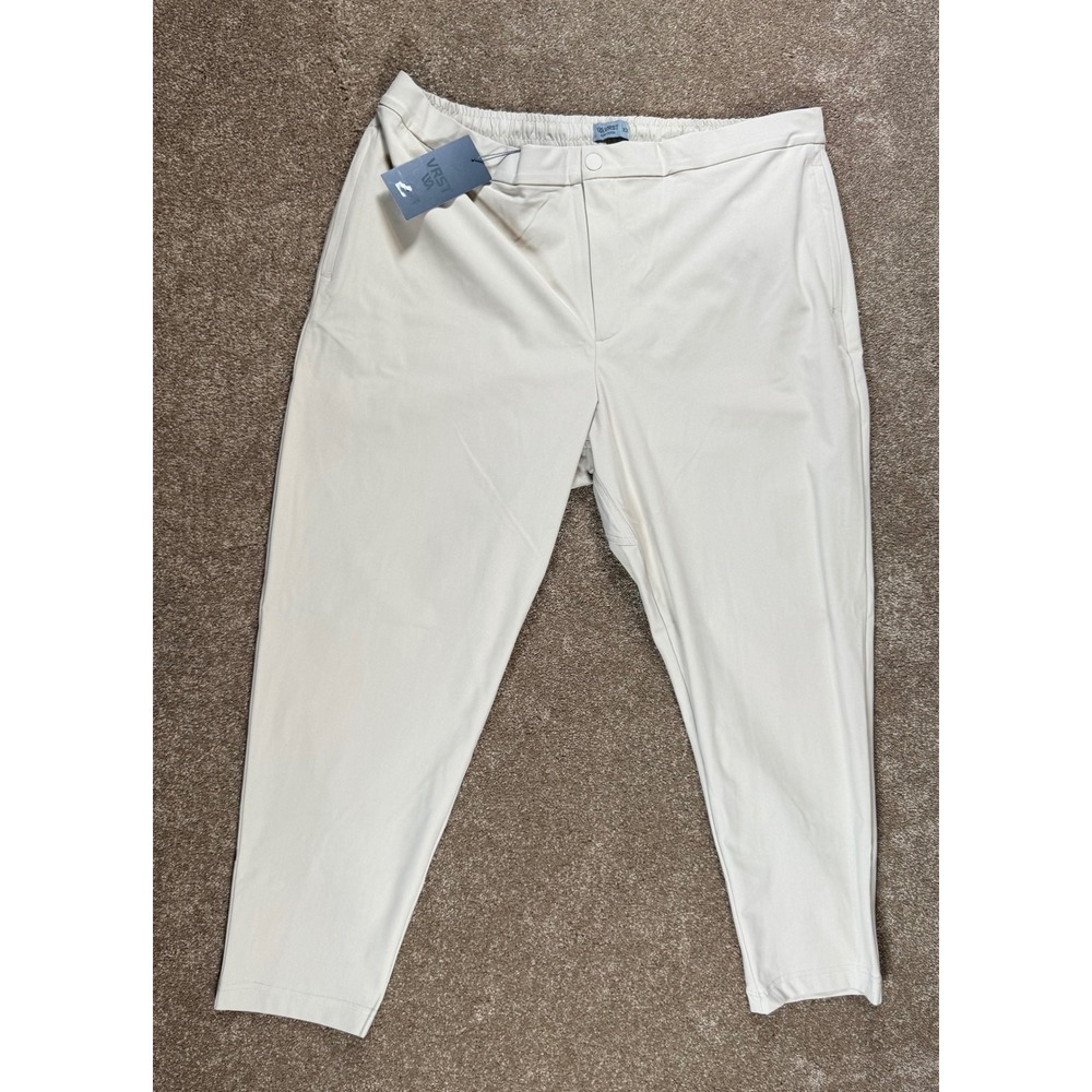 VRST Limitless Slim Taper Pants Khaki‎ Sand Mens Stretch XXL NWT